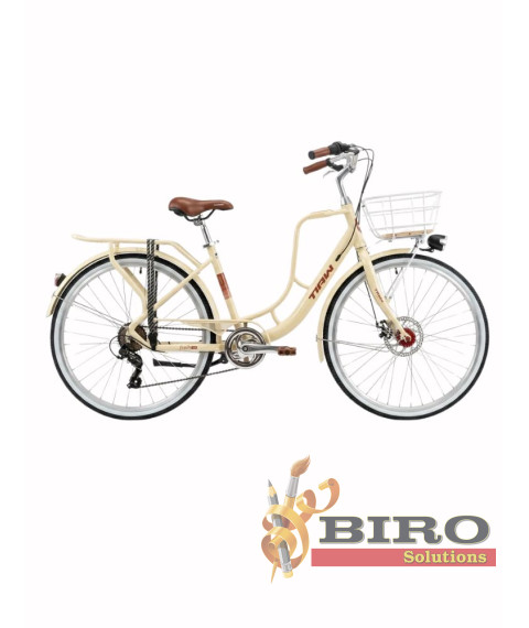 Bicicletă TIAW 26 inch, crem
