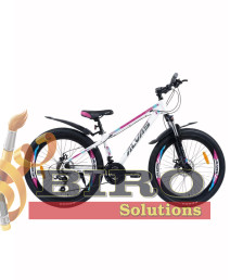Bicicletă Alvas Calypso 26 inch, alb/roz
