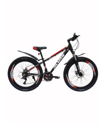 Bicicletă Alvas Calypso 26 inch, negru/roșu