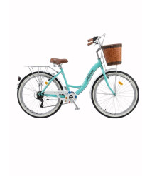 Bicicletă Alvas Lady 26 inch, verde