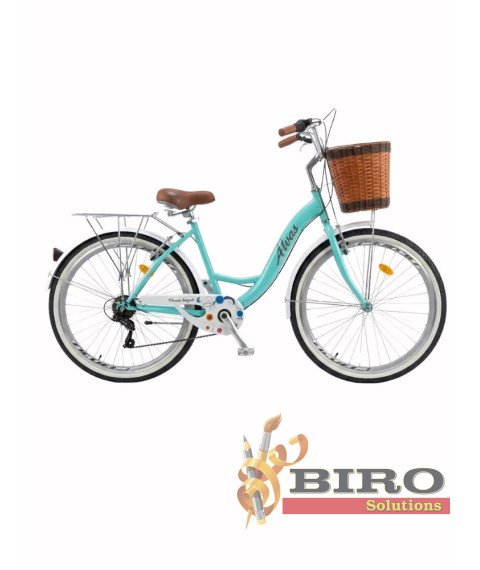 Bicicletă Alvas Lady 26 inch, verde