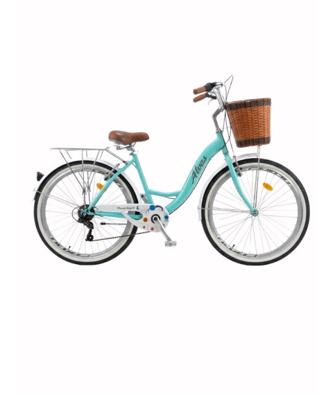 Bicicletă Alvas Lady 26 inch, verde