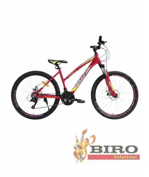 Bicicletă Alvas Regina 26 inch, roșu/galben
