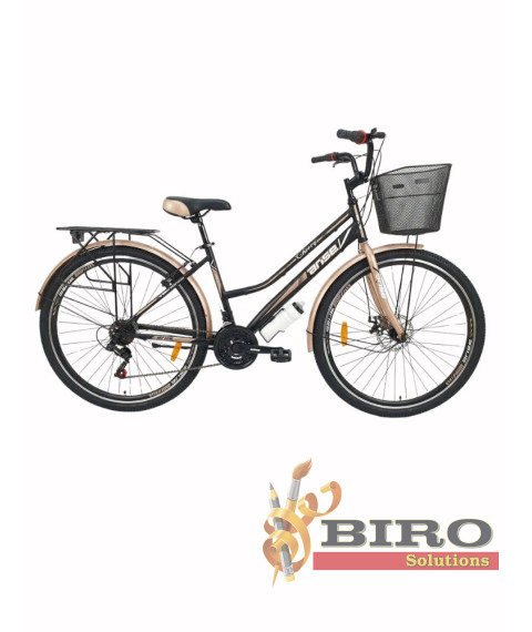 Bicicletă Arise Cherry 24/26/29 inch, negru/auriu