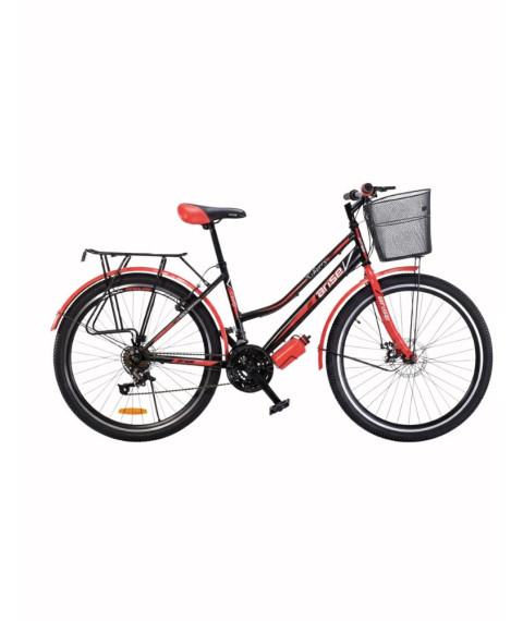 Bicicletă Arise Cherry 24/26 inch, negru/portocaliu