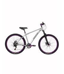 Bicicletă SKYS 27.5 inch, argintiu/violet