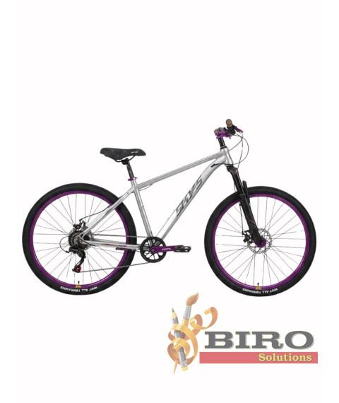 Bicicletă SKYS 27.5 inch, argintiu/violet