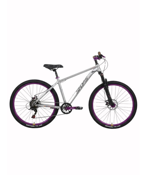 Bicicletă SKYS 27.5 inch, argintiu/violet