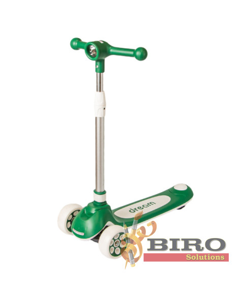 Trotinetă pentru copii 888, verde, cod 176045