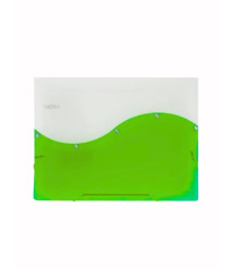 Mapa plastic Noki, cu elastic, A4, verde, 12 separatoare