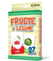 27 de cartonașe. Fructe și legume